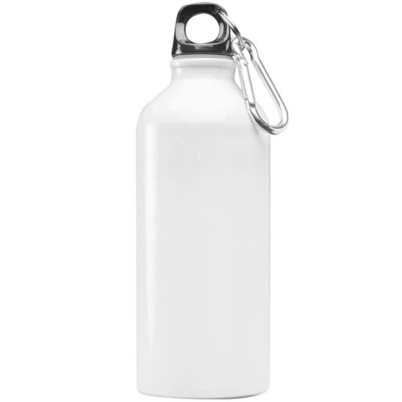 20 Oz. Sporty Aluminum Water Bottle w/ Carabiner