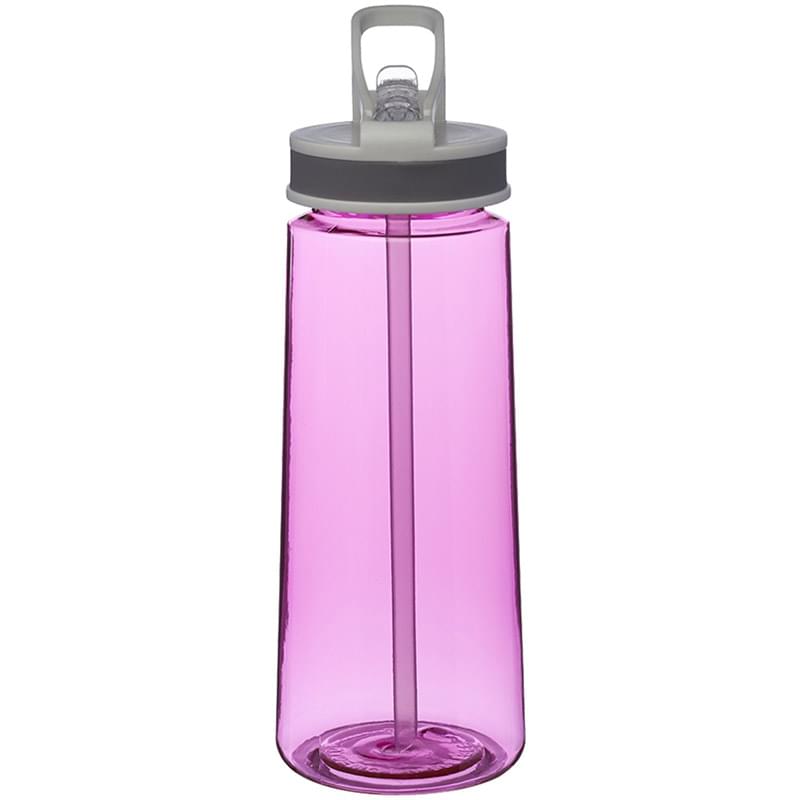 Classic 22 oz Sports Bottles w/ Straw Printed Water Bottle