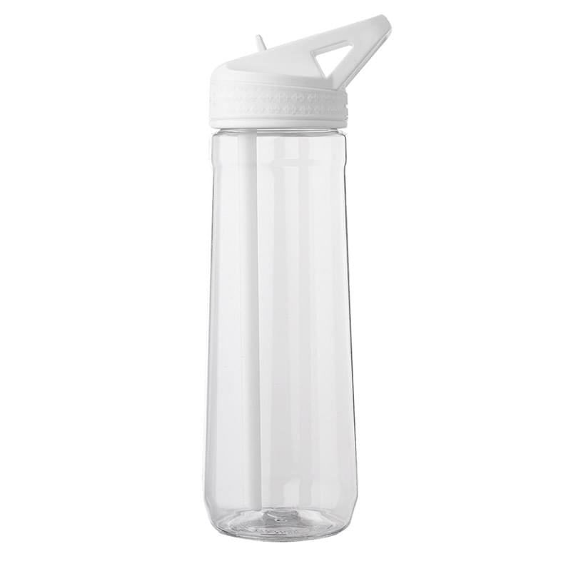 30 oz. Plastic Water Bottle W/ Sip Straw