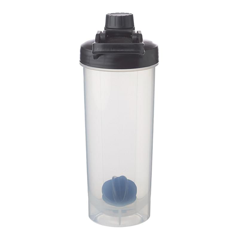 Olympian Plastic 24 oz Shaker Bottles with Mixer