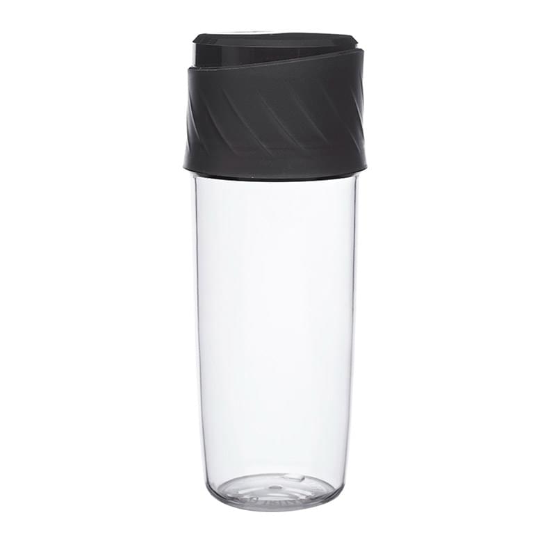 16 oz. BPA Free Dual Sip-N-Snack Plastic Sports Water Bottle