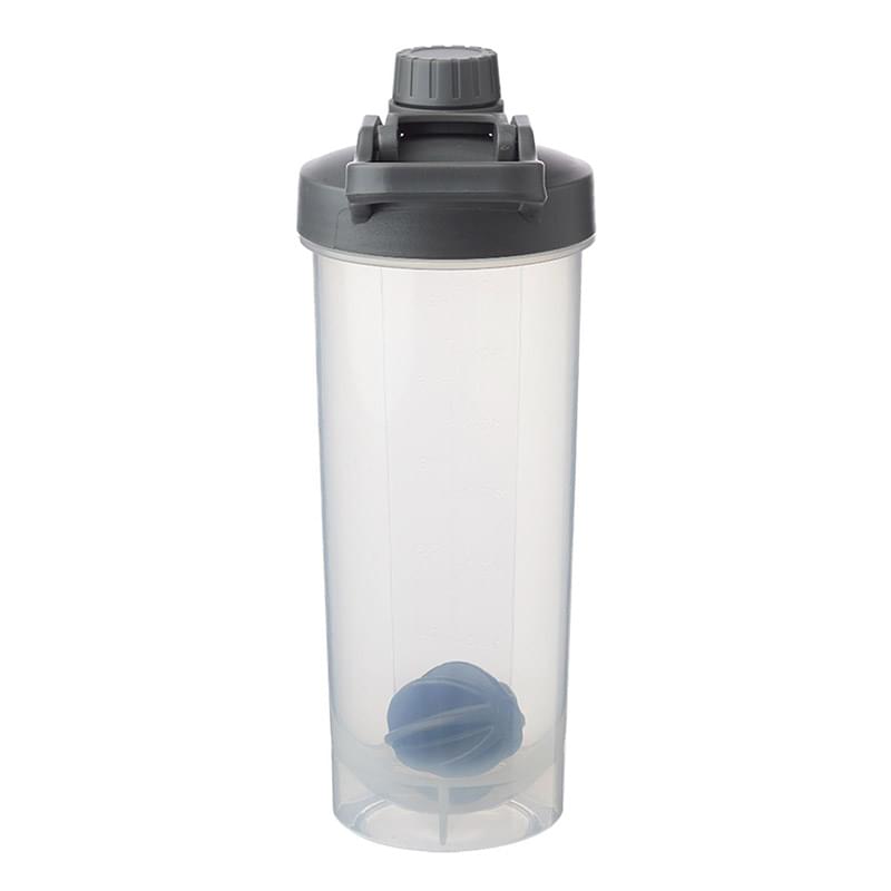 Olympian Plastic Bottles - 24 oz. Shaker Bottle w/ Mixer & Handle