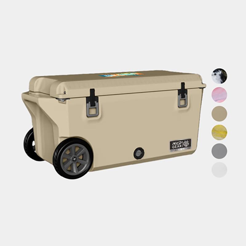 75 QT Wyld Gear® USA-Made Wheeled Hard Cooler Ice Chest (19" x 40")