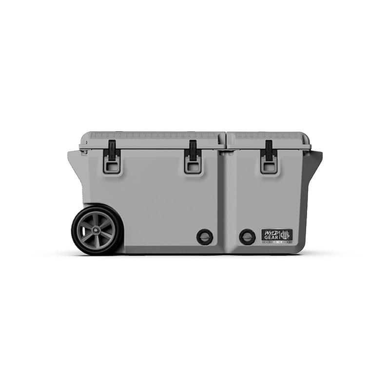 90 QT Wyld Gear® USA-Made Divided Wheeled Hard Cooler Ice Chest (20" x 42")