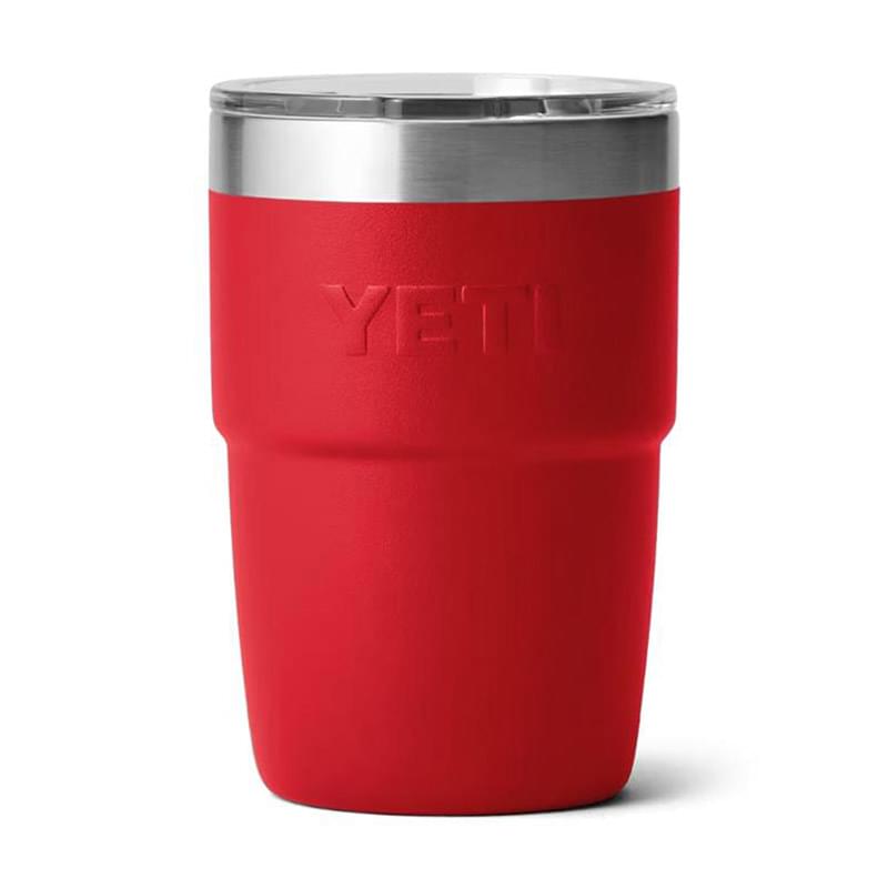8 Oz YETI® Rambler Stainless Steel Insulated Stackable Cup w/ Lid