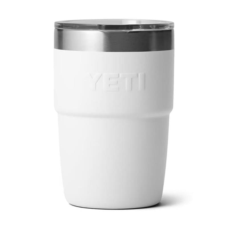 8 Oz YETI® Rambler Stainless Steel Insulated Stackable Cup w/ Lid