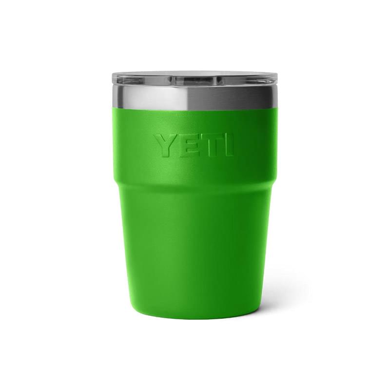 16 Oz YETI® Rambler Stainless Steel Insulated Stackable Cup w/ Lid