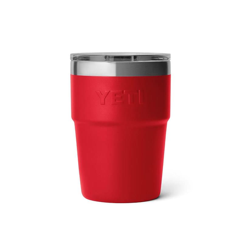 16 Oz YETI® Rambler Stainless Steel Insulated Stackable Cup w/ Lid