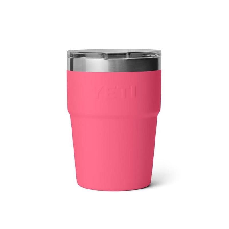 16 Oz YETI® Rambler Stainless Steel Insulated Stackable Cup w/ Lid