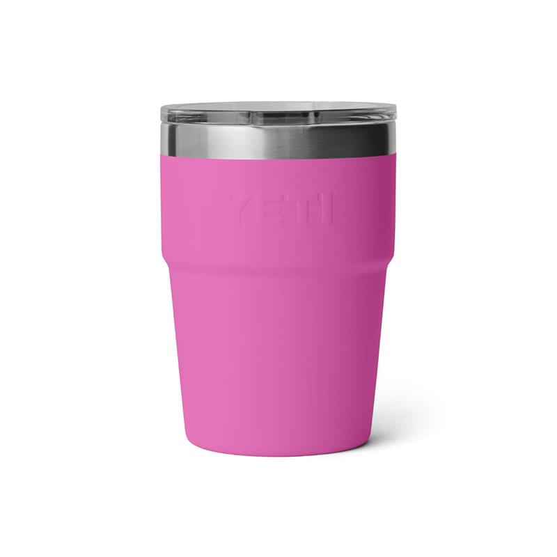 16 Oz YETI® Rambler Stainless Steel Insulated Stackable Cup w/ Lid