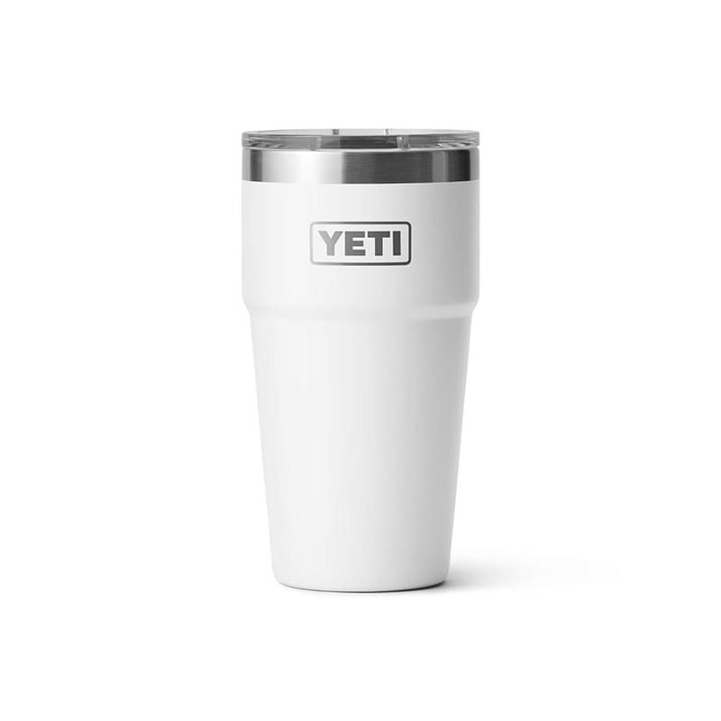20 Oz YETI® Rambler Stainless Steel Insulated Stackable Cup w/ Lid