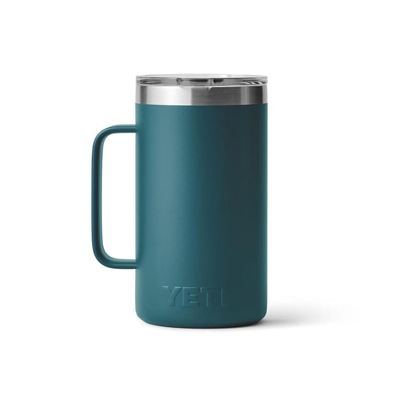 24 oz YETI® Rambler Stainless Steel Insulated Travel Mug w/ Lid