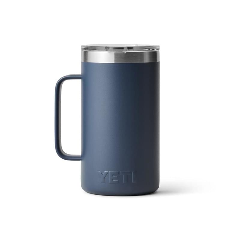24 oz YETI® Rambler Stainless Steel Insulated Travel Mug w/ Lid