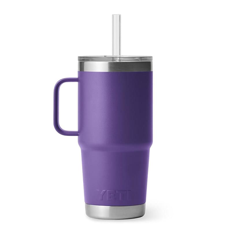 25 Oz YETI® Rambler Stainless Steel Insulated Tumbler w/ Straw Lid