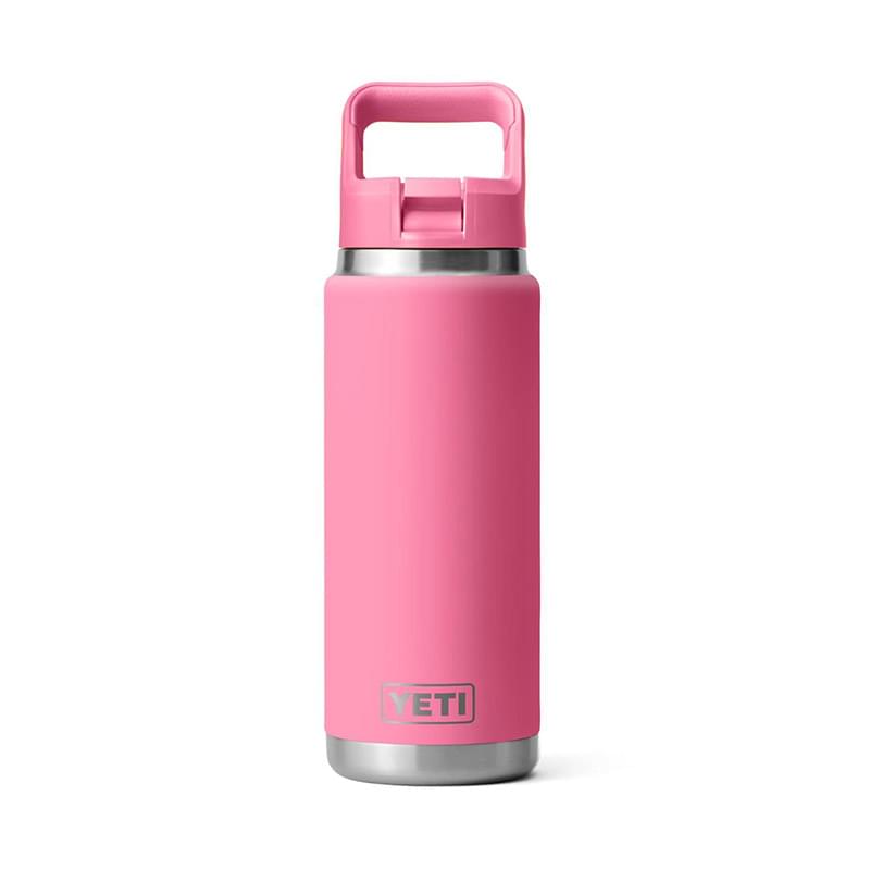 26 Oz YETI® Rambler Stainless Steel Insulated Water Bottle w/ Matching Straw Cap