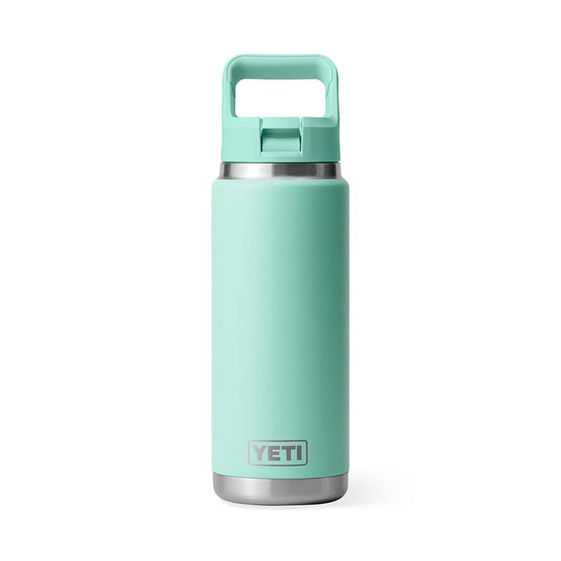 26 Oz YETI® Rambler Stainless Steel Insulated Water Bottle w/ Matching Straw Cap