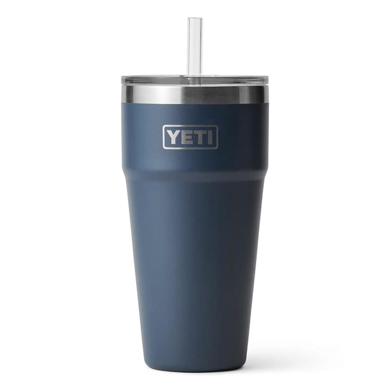 26 Oz YETI® Stainless Steel Insulated Tumbler w/ Straw