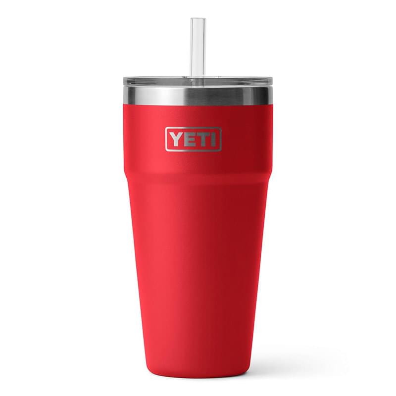26 Oz YETI® Stainless Steel Insulated Tumbler w/ Straw