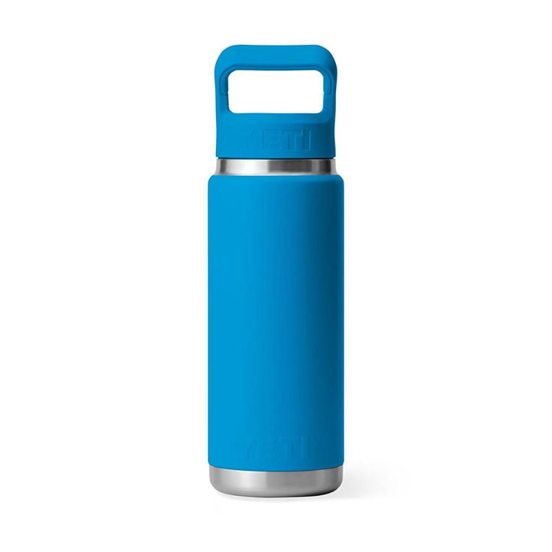 26 Oz YETI® Rambler Stainless Steel Insulated Water Bottle w/ Straw Cap