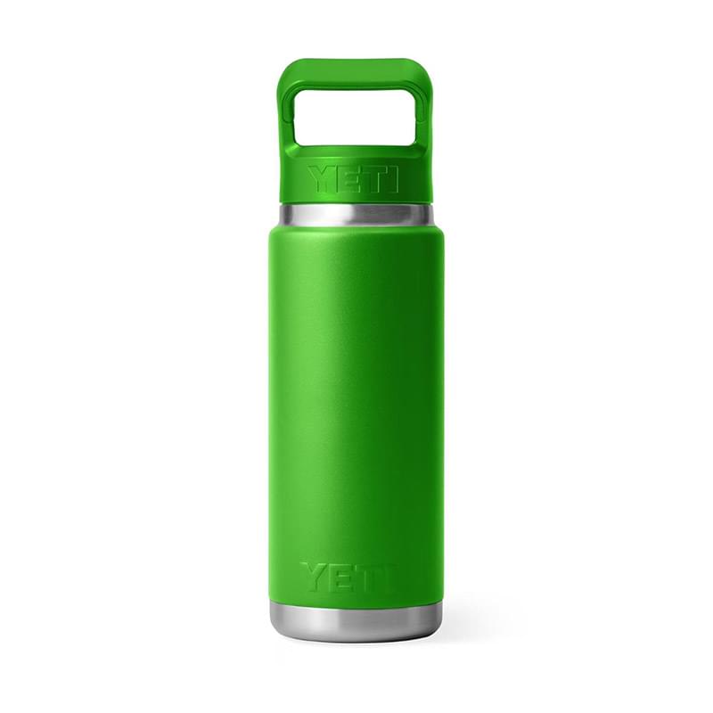 26 Oz YETI® Rambler Stainless Steel Insulated Water Bottle w/ Straw Cap