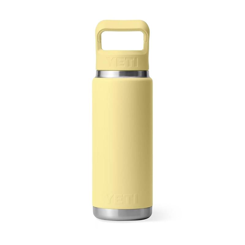 26 Oz YETI® Rambler Stainless Steel Insulated Water Bottle w/ Straw Cap