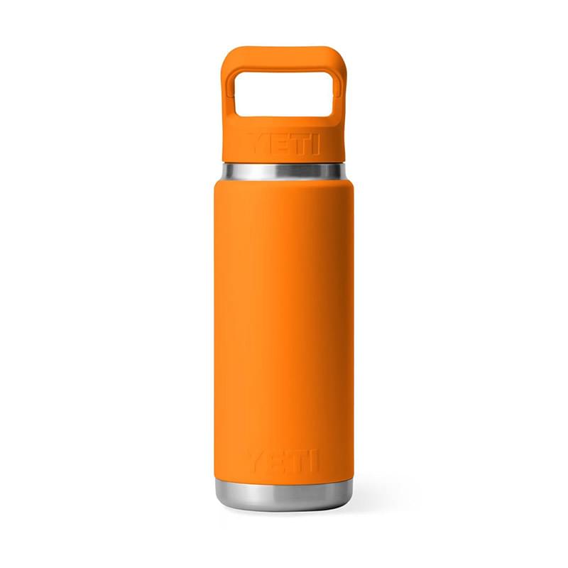 26 Oz YETI® Rambler Stainless Steel Insulated Water Bottle w/ Straw Cap