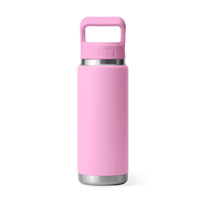26 Oz YETI® Rambler Stainless Steel Insulated Water Bottle w/ Straw Cap