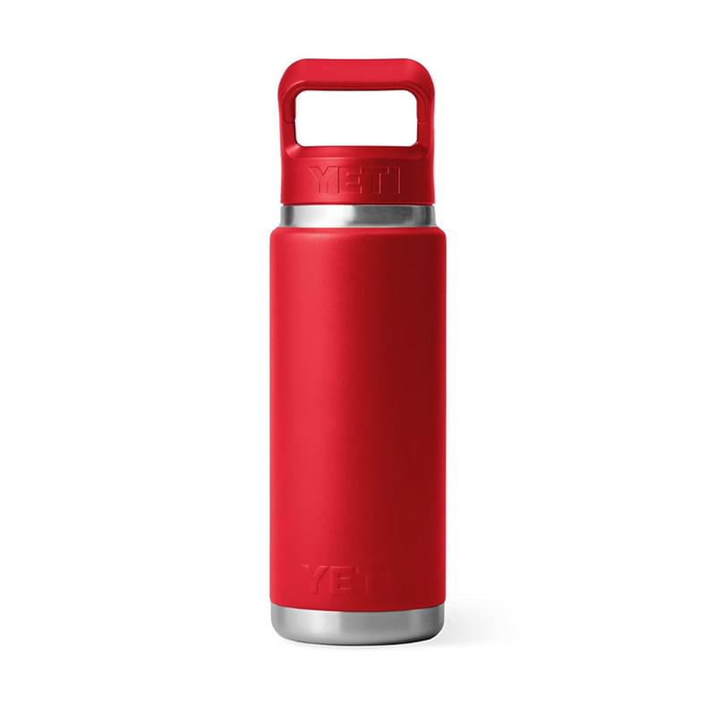 26 Oz YETI® Rambler Stainless Steel Insulated Water Bottle w/ Straw Cap