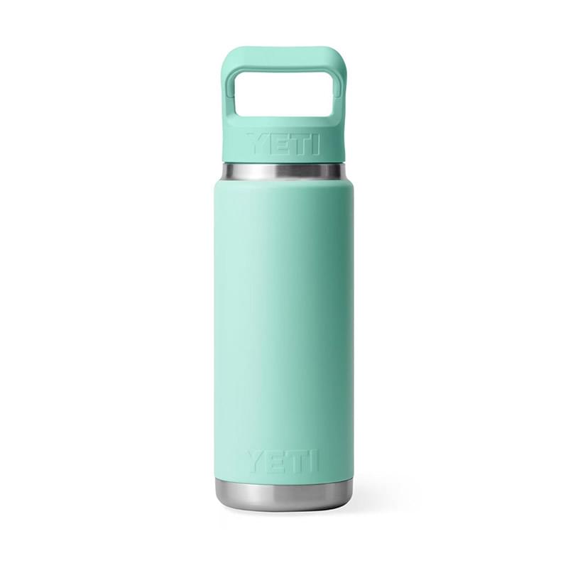 26 Oz YETI® Rambler Stainless Steel Insulated Water Bottle w/ Straw Cap