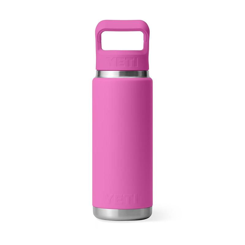 26 Oz YETI® Rambler Stainless Steel Insulated Water Bottle w/ Straw Cap