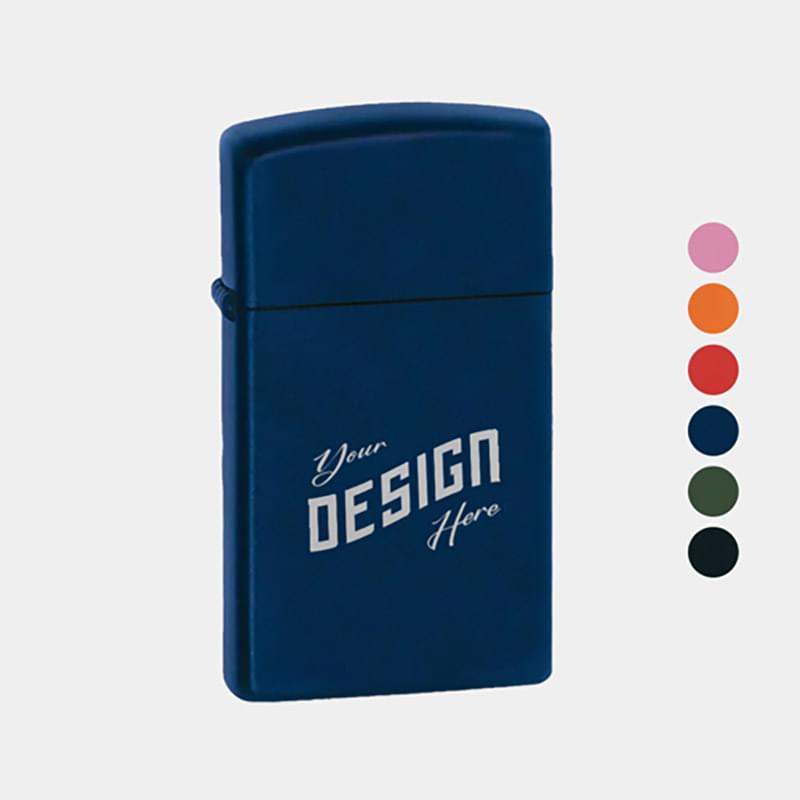 Zippo® USA-Made Slim Matte Color Windproof Lighter