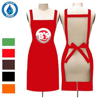 12 oz Woven knitted Kitchen Apron w/ Cross Strap & 2 pockets