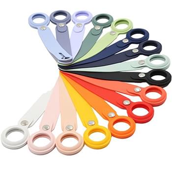 Silicone AirTag Holder w/Button Closure Custom Airtag Keeper