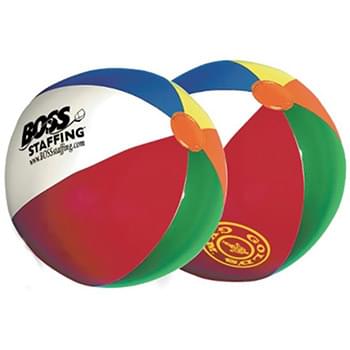 Full size 9" Diameter Beachballs with multi-color panels