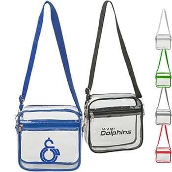 Stadium Approved Handbag Clear PVC Transparent Crossbody Bag