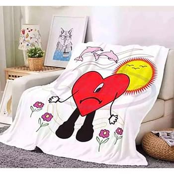 300 GSM Plush Flannel Sublimation Blanket, soft feel 25 x 50