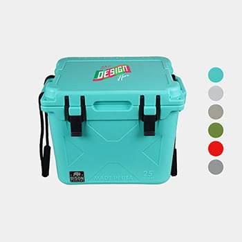 25 QT Bison® USA-Made Hard Cooler Ice Chest (20.5" x 17.625" x 15")