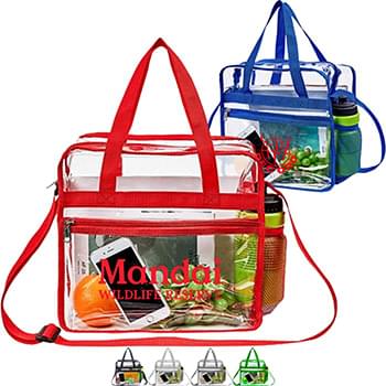 Large PVC Clear Waterproof Travel Shopping Storage Tote Bag
