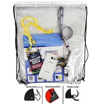 Clear Backpack - See Through Drawstring Backpack Clear Bag