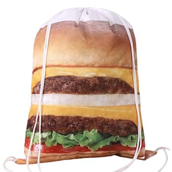 Large Cinch Sports Bag Sublimation Drawstring Backpack