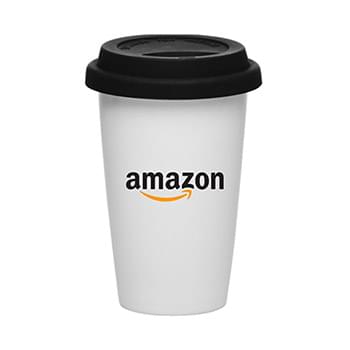 11 oz. Double Wall Porcelain Ceramic Tumbler