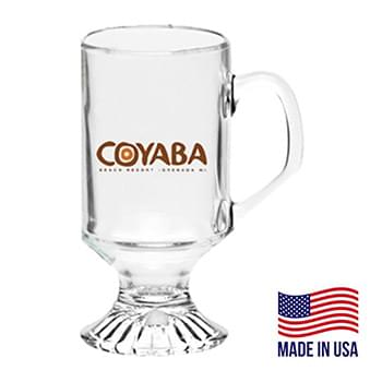 10 oz. ARC Footed Sports Custom Glass Mug