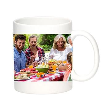11 oz. Full Color Glossy Custom Photo Ceramic Mugs