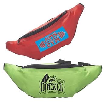 Camping Fanny Pack w/ Zippered Compartment & Buckle Closure