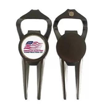 Geo Divot Tool with Bottle Opener