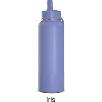 40 oz Hydrapeak® Stainless Steel Insulated Sport Straw Water Bottle