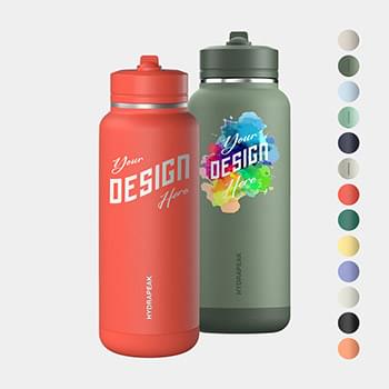 32 oz Hydrapeak® Stainless Steel Insulated Allure Sport Water Bottle w/ Straw Lid