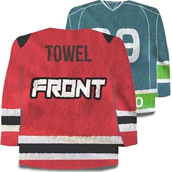 Long Sleeve Jersey Rally Towel w/ Full Bleed Custom Sublimation