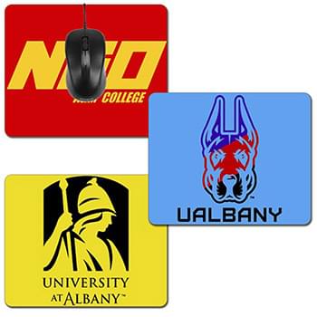 Rectangle Rubber bottom Fabric Mouse Pad