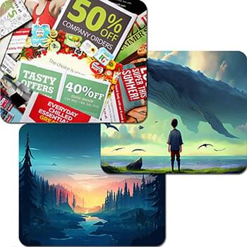 Large Full Color Rectangular Mouse Pads